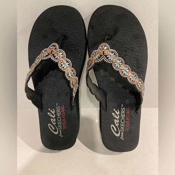 Skechers Cali Yoga Foam Sandals Size 9 - Picture 5 of 8